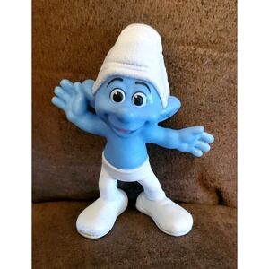 3" Crazy Smurf Figurine ● The Smurf Movie ● McDonald's Happy Meal Toy